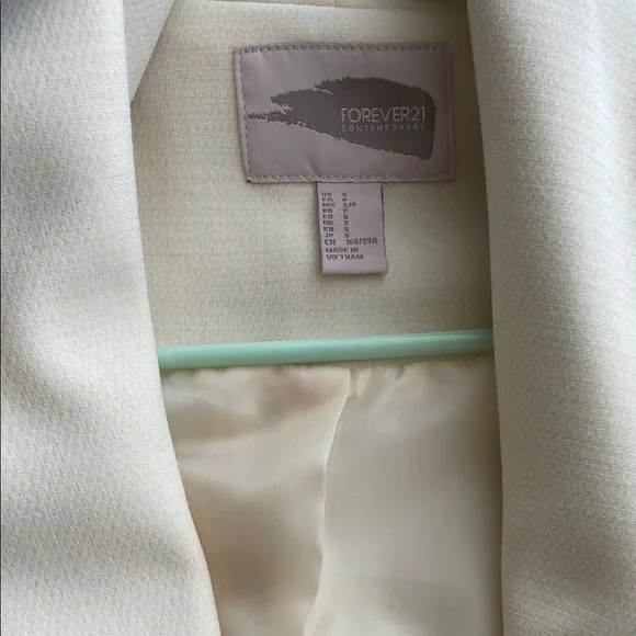 Cream Belted Coat - Picture 4 of 6